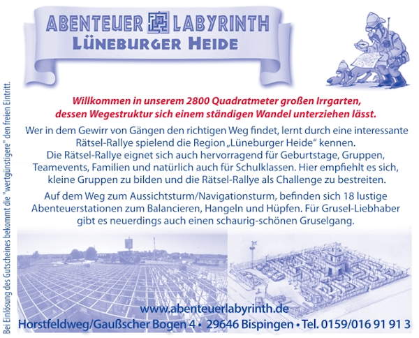 Abenteuerlabyrinth Bispingen